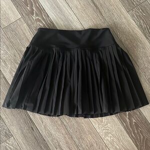 Black athletic skirt